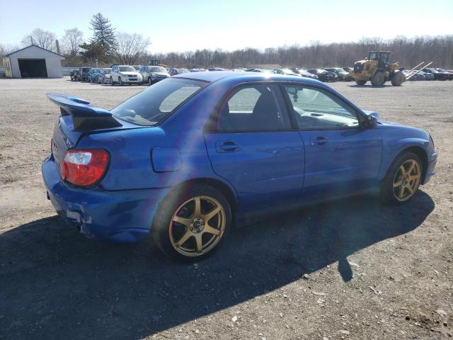 JF1GD29654H500285 - 2004 SUBARU IMPREZA WRX BLUE photo 3