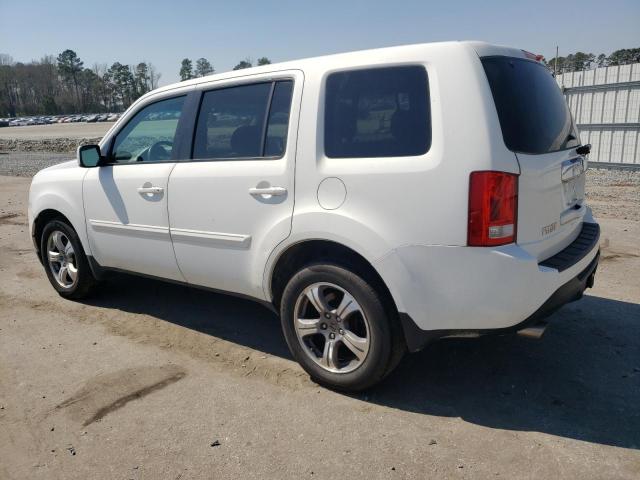 5FNYF4H30FB006365 - 2015 HONDA PILOT SE WHITE photo 2