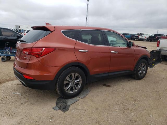 5XYZT3LB8GG319423 - 2016 HYUNDAI SANTA FE S ORANGE photo 3