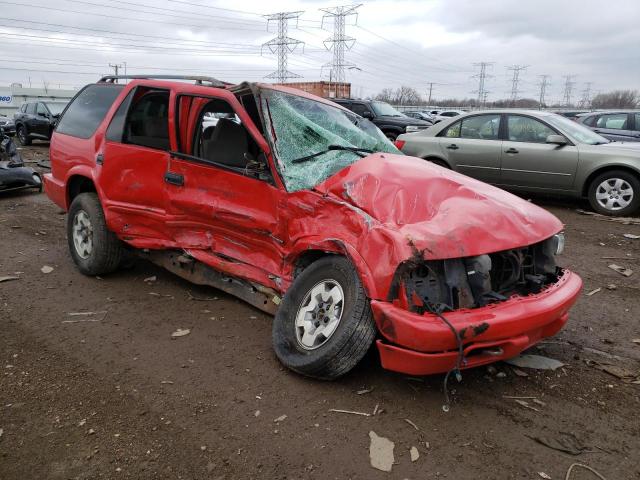 1GNDT13W72K191476 - 2002 CHEVROLET BLAZER RED photo 4