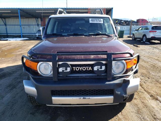 JTEBU11F770076813 - 2007 TOYOTA FJ CRUISER BURGUNDY photo 5