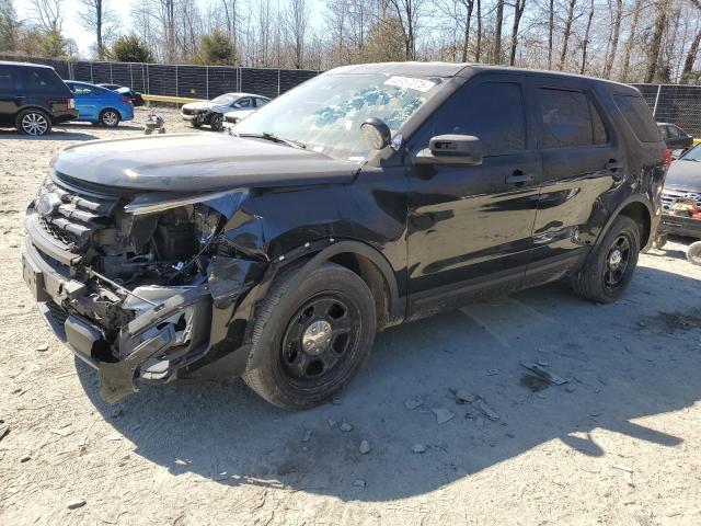 1FM5K8AR8JGC19644 - 2018 FORD EXPLORER POLICE INTERCEPTOR შავი ფოტო 1