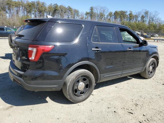 1FM5K8AR8JGC19644 - 2018 FORD EXPLORER POLICE INTERCEPTOR შავი ფოტო 3