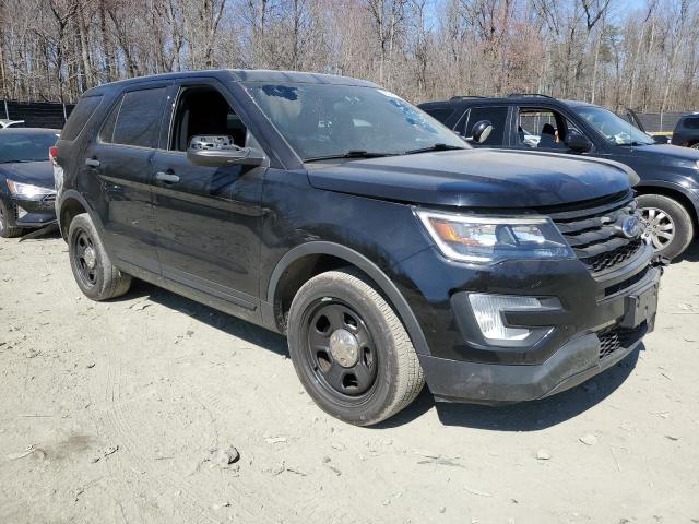1FM5K8AR8JGC19644 - 2018 FORD EXPLORER POLICE INTERCEPTOR შავი ფოტო 4