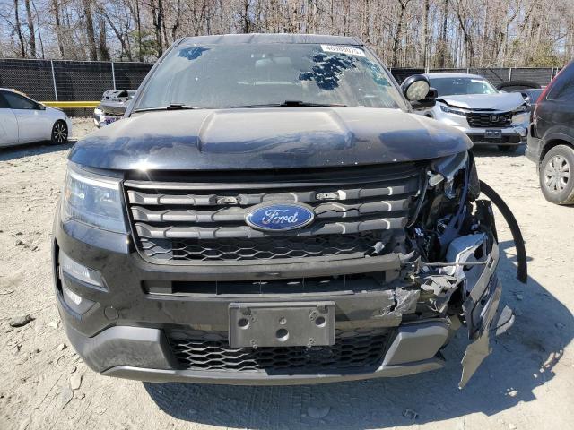 1FM5K8AR8JGC19644 - 2018 FORD EXPLORER POLICE INTERCEPTOR შავი ფოტო 5