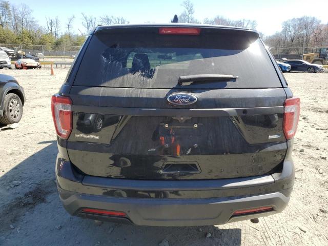 1FM5K8AR8JGC19644 - 2018 FORD EXPLORER POLICE INTERCEPTOR შავი ფოტო 6
