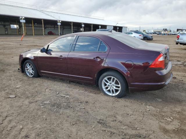 3FAHP0GAXCR281439 - 2012 FORD FUSION S BURGUNDY photo 2