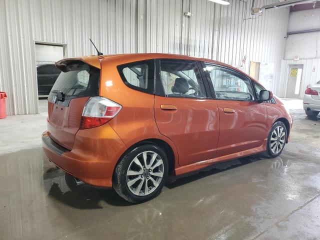 JHMGE8H53CC012725 - 2012 HONDA FIT SPORT ORANGE photo 3