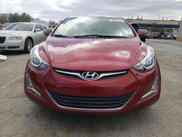 5NPDH4AE3GH789057 - 2016 HYUNDAI ELANTRA SE RED photo 5