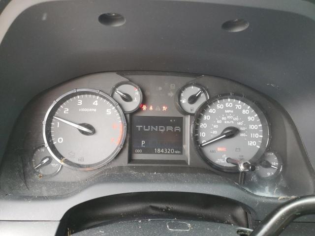5TFRM5F14EX069586 - 2014 TOYOTA TUNDRA DOUBLE CAB SR/SR5 BLACK photo 9