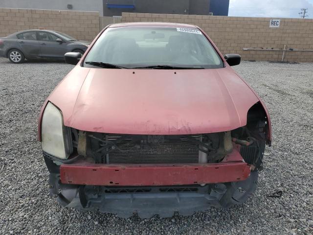 3FAHP06Z07R258166 - 2007 FORD FUSION S RED photo 5