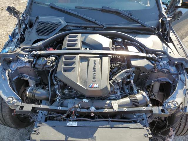 WBS43AY03RFR99171 - 2024 BMW M3 COMPETITION GRAY photo 11