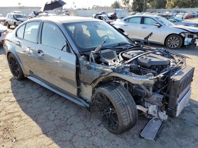 WBS43AY03RFR99171 - 2024 BMW M3 COMPETITION GRAY photo 4