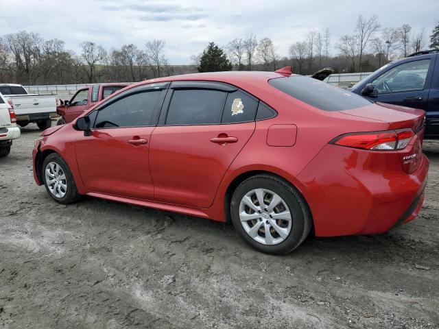 JTDEPRAE4LJ046803 - 2020 TOYOTA COROLLA LE RED photo 2