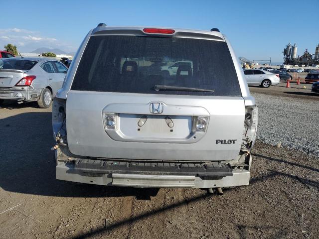 2HKYF186X4H511126 - 2004 HONDA PILOT EXL SILVER photo 6