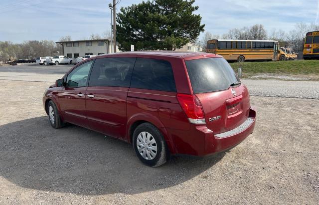 5N1BV28U57N102903 - 2007 NISSAN QUEST S MAROON photo 3