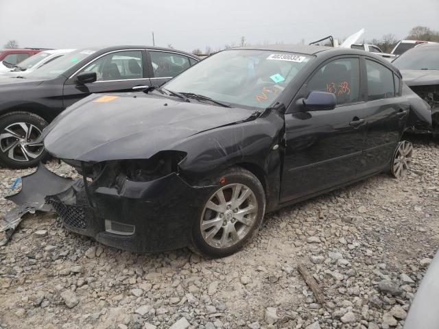 JM1BK32F181836878 - 2008 MAZDA 3 I BLACK photo 2