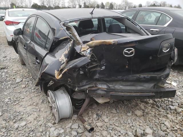 JM1BK32F181836878 - 2008 MAZDA 3 I BLACK photo 9