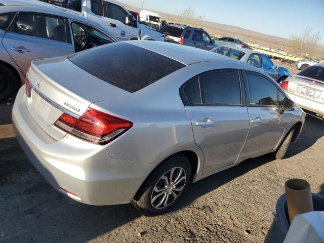 19XFB2F53DE087439 - 2013 HONDA CIVIC LX SILVER photo 3