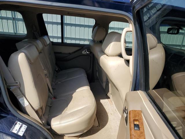 5N1AR18W86C647659 - 2006 NISSAN PATHFINDER LE ლურჯი ფოტო 11