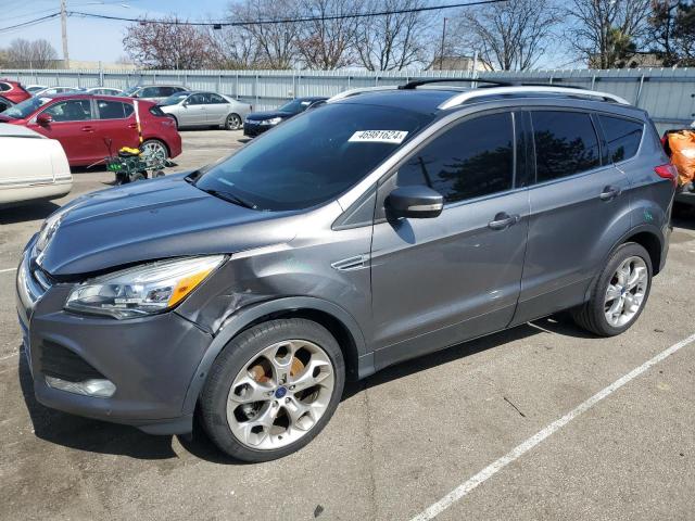 1FMCU0J91DUC71285 - 2013 FORD ESCAPE TITANIUM GRAY photo 1