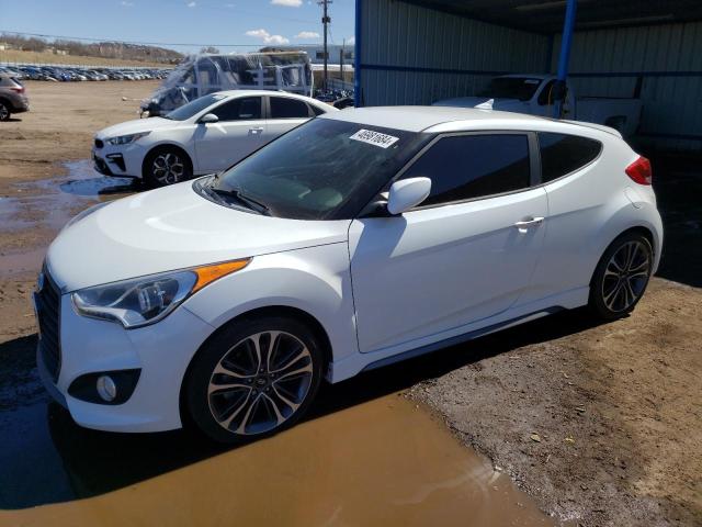 KMHTC6AE9HU310536 - 2017 HYUNDAI VELOSTER TURBO WHITE photo 1