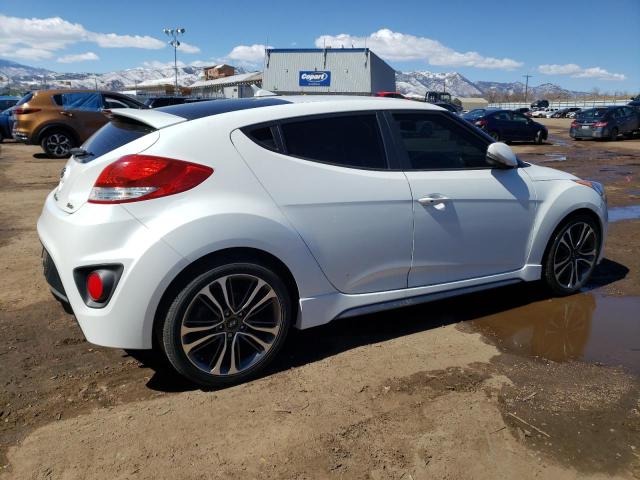 KMHTC6AE9HU310536 - 2017 HYUNDAI VELOSTER TURBO WHITE photo 3