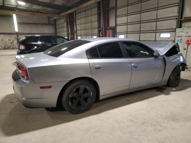 2C3CDXBG9DH611767 - 2013 DODGE CHARGER SE SILVER photo 3