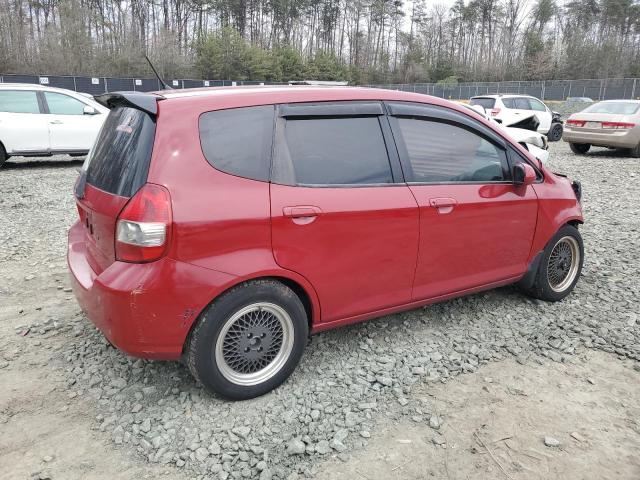 JHMGD38418S026584 - 2008 HONDA FIT RED photo 3