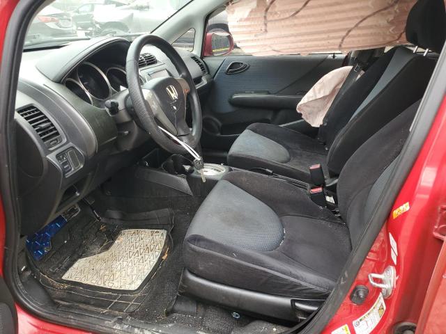 JHMGD38418S026584 - 2008 HONDA FIT RED photo 7