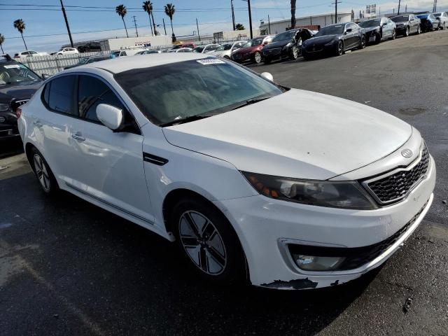 KNAGM4AD5B5003362 - 2011 KIA OPTIMA HYBRID WHITE photo 4