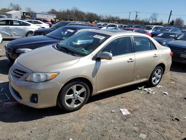 5YFBU4EE0DP120692 - 2013 TOYOTA COROLLA BASE BEIGE photo 1