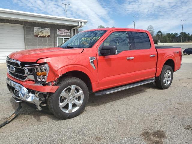 1FTFW1E51MKE51760 - 2021 FORD F150 SUPERCREW RED photo 1