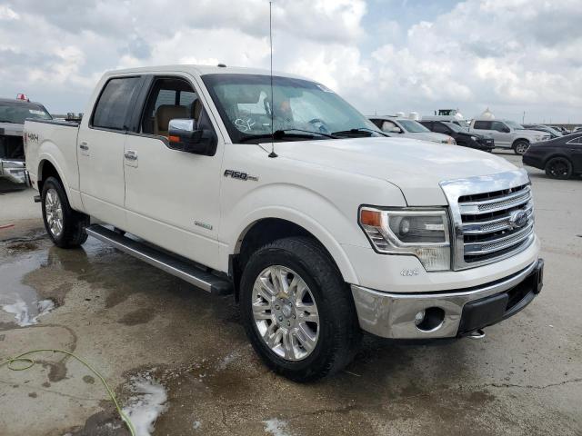 1FTFW1ET9EFA23945 - 2014 FORD F150 SUPERCREW WHITE photo 4