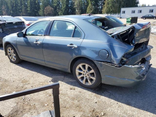 3FAHP0CG0CR383746 - 2012 FORD FUSION SEL BLUE photo 2