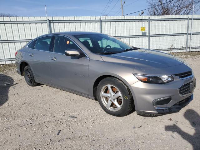 1G1ZE5ST3HF170920 - 2017 CHEVROLET MALIBU LT GRAY photo 4