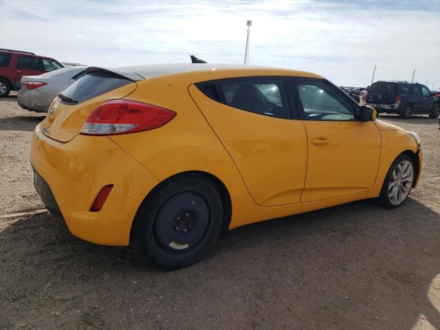 KMHTC6AD5DU171393 - 2013 HYUNDAI VELOSTER YELLOW photo 3