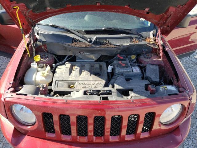 1C4NJRFB9GD608828 - 2016 JEEP PATRIOT LATITUDE BURGUNDY photo 11