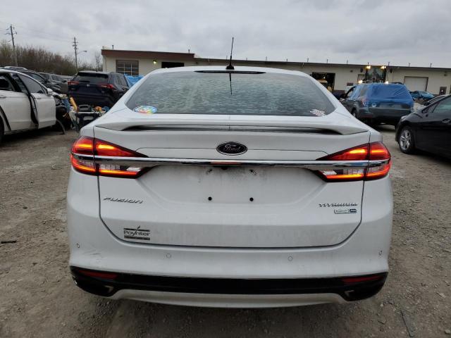 3FA6P0D99JR168452 - 2018 FORD FUSION TITANIUM/PLATINUM WHITE photo 6