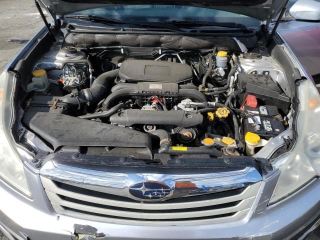 4S4BRBAC8C3286133 - 2012 SUBARU OUTBACK 2.5I SILVER photo 12