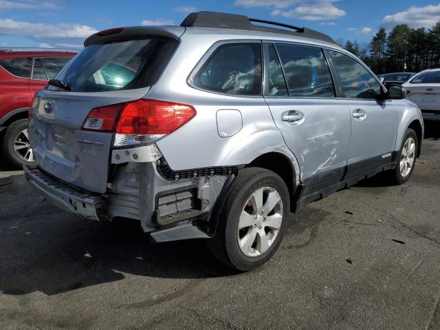 4S4BRBAC8C3286133 - 2012 SUBARU OUTBACK 2.5I SILVER photo 3