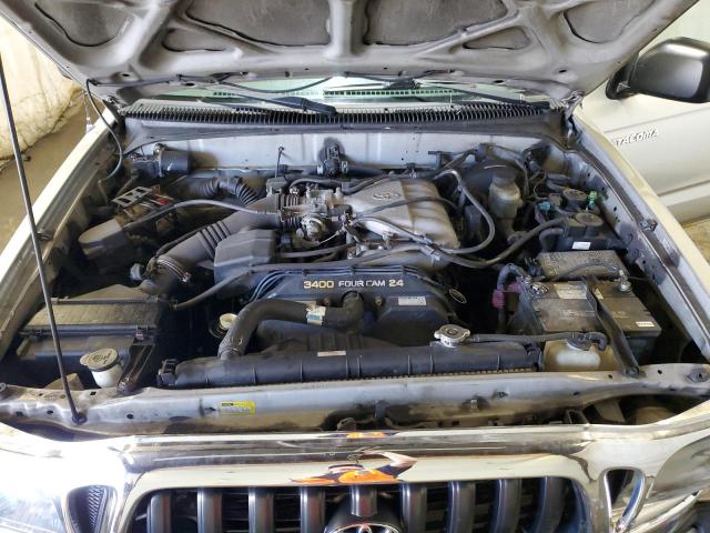 5TEWN72N41Z845478 - 2001 TOYOTA TACOMA XTRACAB SILVER photo 11