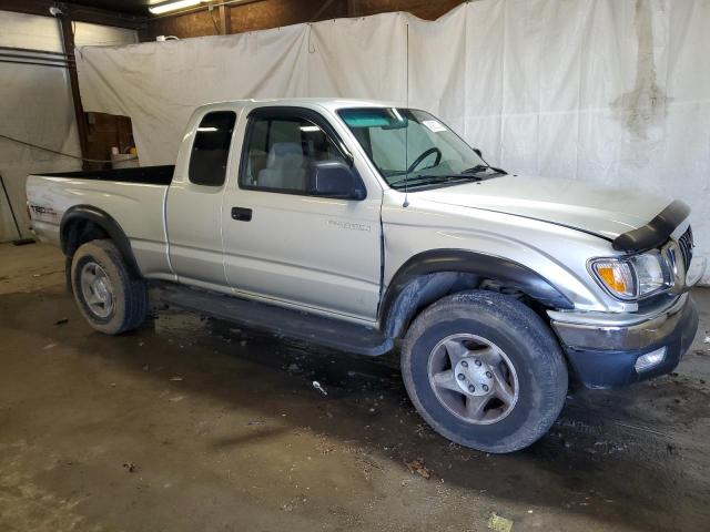 5TEWN72N41Z845478 - 2001 TOYOTA TACOMA XTRACAB SILVER photo 4