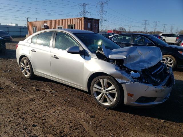 1G1PH5SC2C7352240 - 2012 CHEVROLET CRUZE LTZ SILVER photo 4