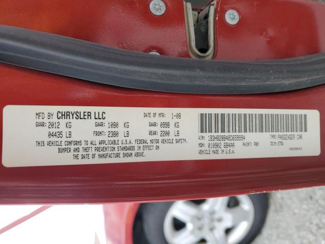 1B3HB28B48D659994 - 2008 DODGE CALIBER RED photo 12