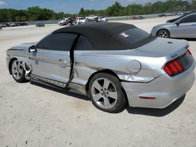 1FATP8EM2F5371908 - 2015 FORD MUSTANG SILVER photo 2