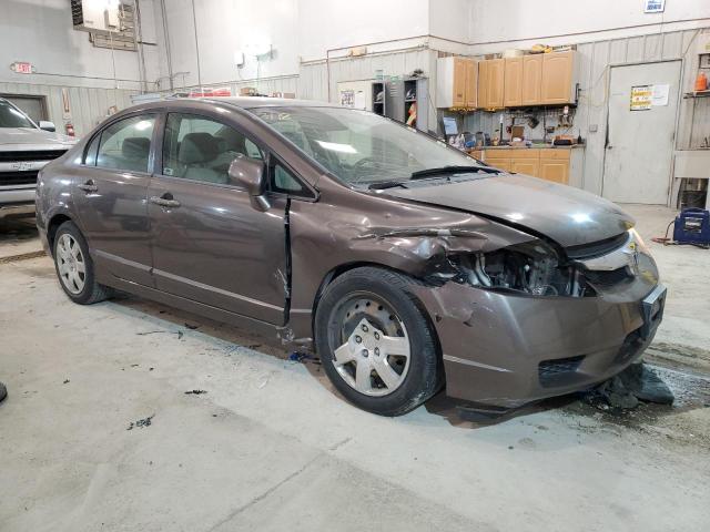 19XFA16589E043683 - 2009 HONDA CIVIC LX GRAY photo 4