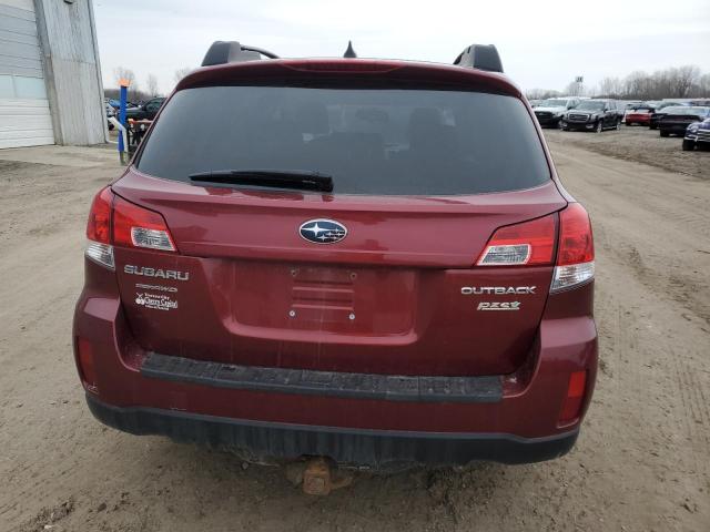 4S4BRBCC5E3323946 - 2014 SUBARU OUTBACK 2.5I PREMIUM BURGUNDY photo 6