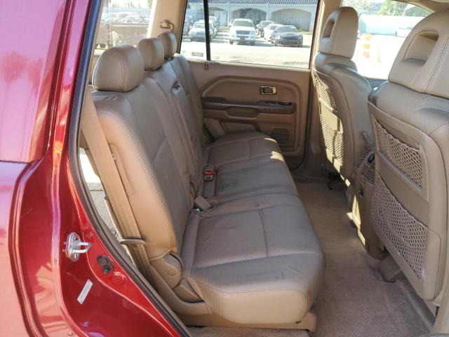 5FNYF18555B043216 - 2005 HONDA PILOT EXL RED photo 11