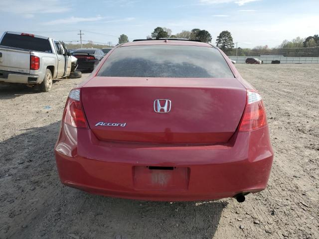 1HGCS12828A014828 - 2008 HONDA ACCORD EXL RED photo 6